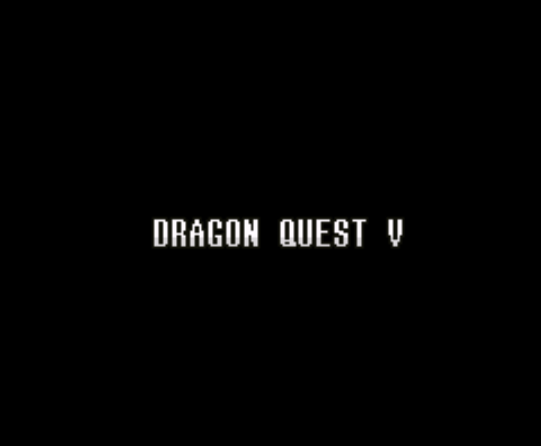 Dragon Quest V Title Screen